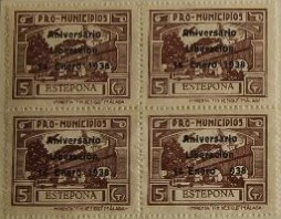 Estepona Sellos Postales Guerra Civil